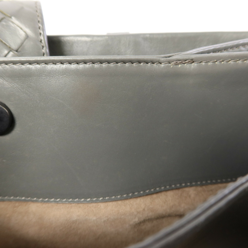 BOTTEGA VENETA 牛皮皮革2 Way Shoudler手挽肩背兩用袋-17