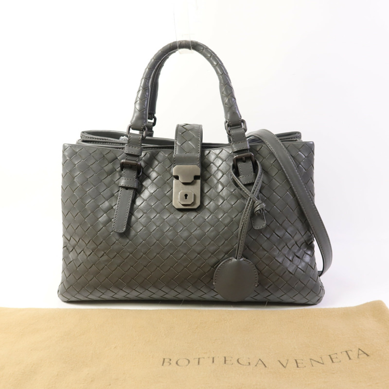 BOTTEGA VENETA 牛皮皮革2 Way Shoudler手挽肩背兩用袋-22