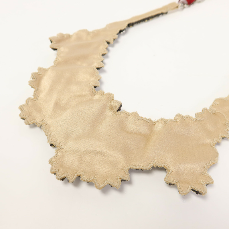 Valentino 金屬/水鑽/絲質Necklace項鍊-3