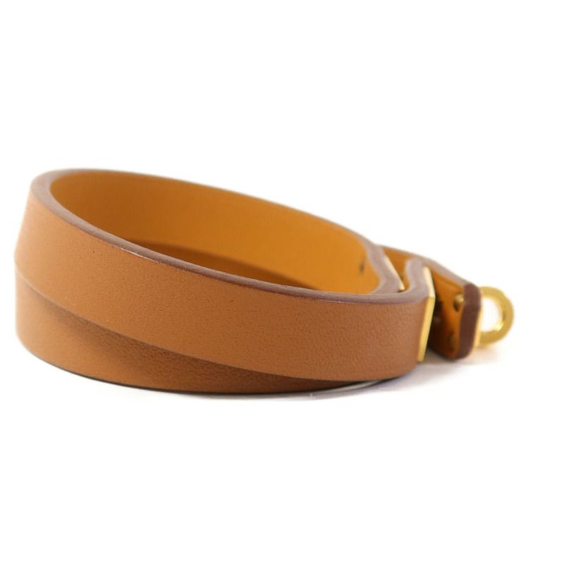 HERMES Swift皮革Mini Kelly Double Tour金扣手帶Gold-3