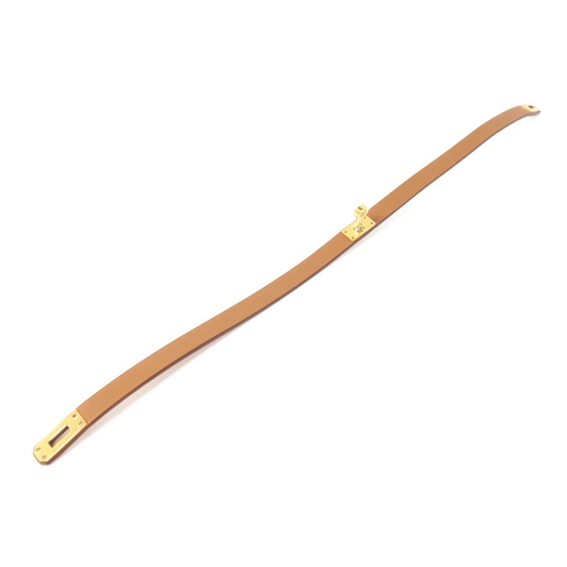 HERMES Swift皮革Mini Kelly Double Tour金扣手帶Gold-6