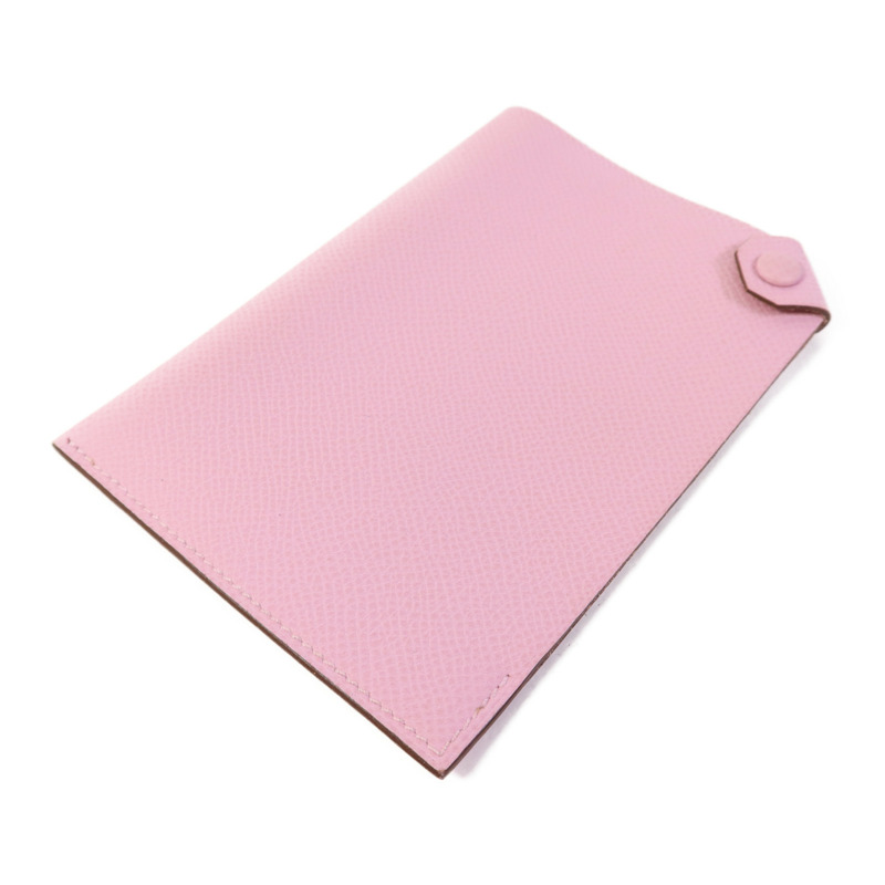 HERMES Epsom皮革Passpart Case銀扣護照套Mauve Sylvestre-2