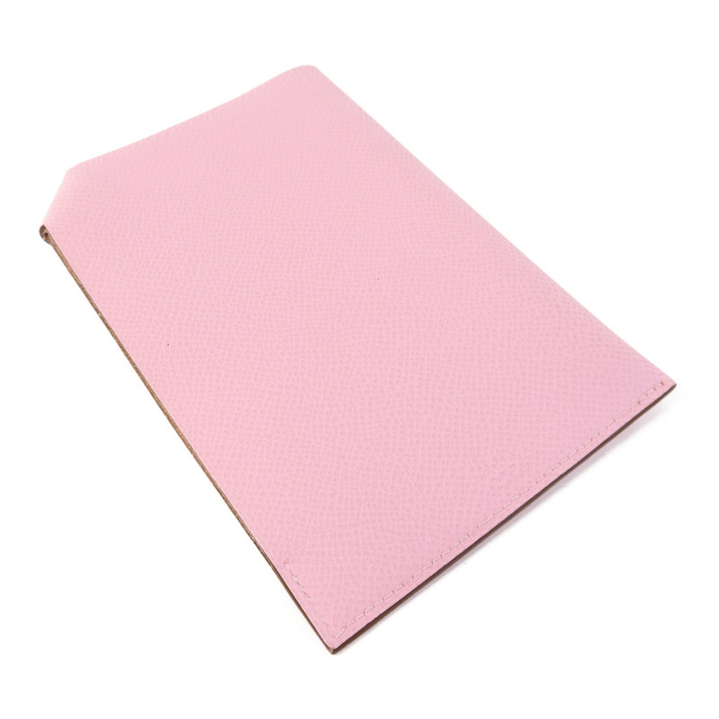 HERMES Epsom皮革Passpart Case銀扣護照套Mauve Sylvestre-3