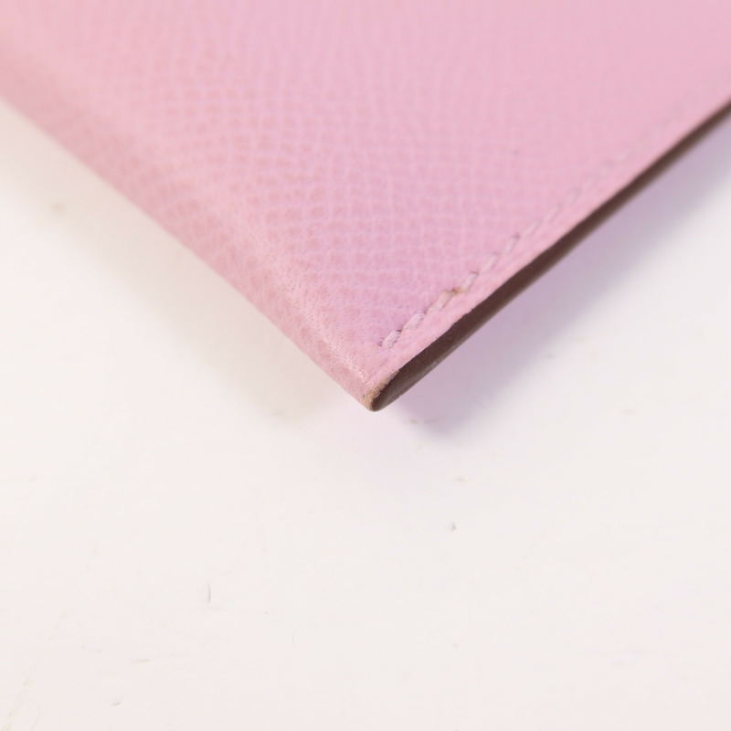 HERMES Epsom皮革Passpart Case銀扣護照套Mauve Sylvestre-10