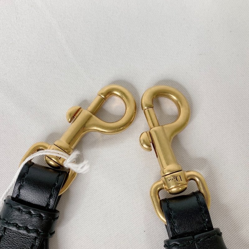 DIOR 藍色刺繡背帶-8