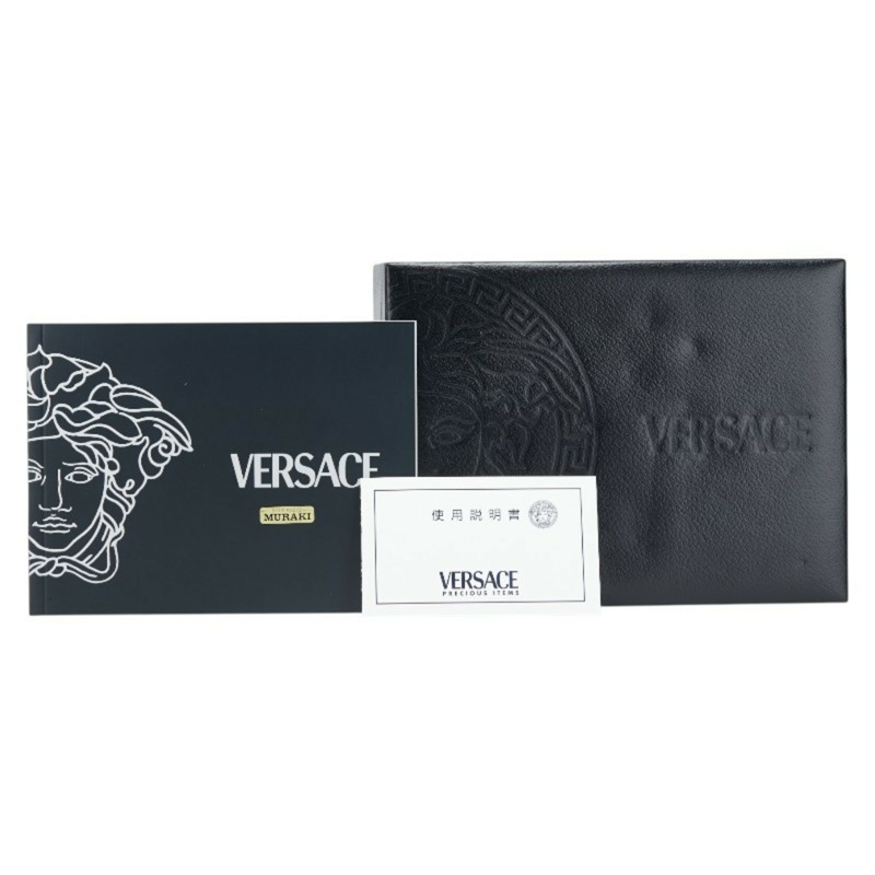 Versace ASQ99 石英手錶,綠色錶盤,不鏽鋼,皮革,女士-7