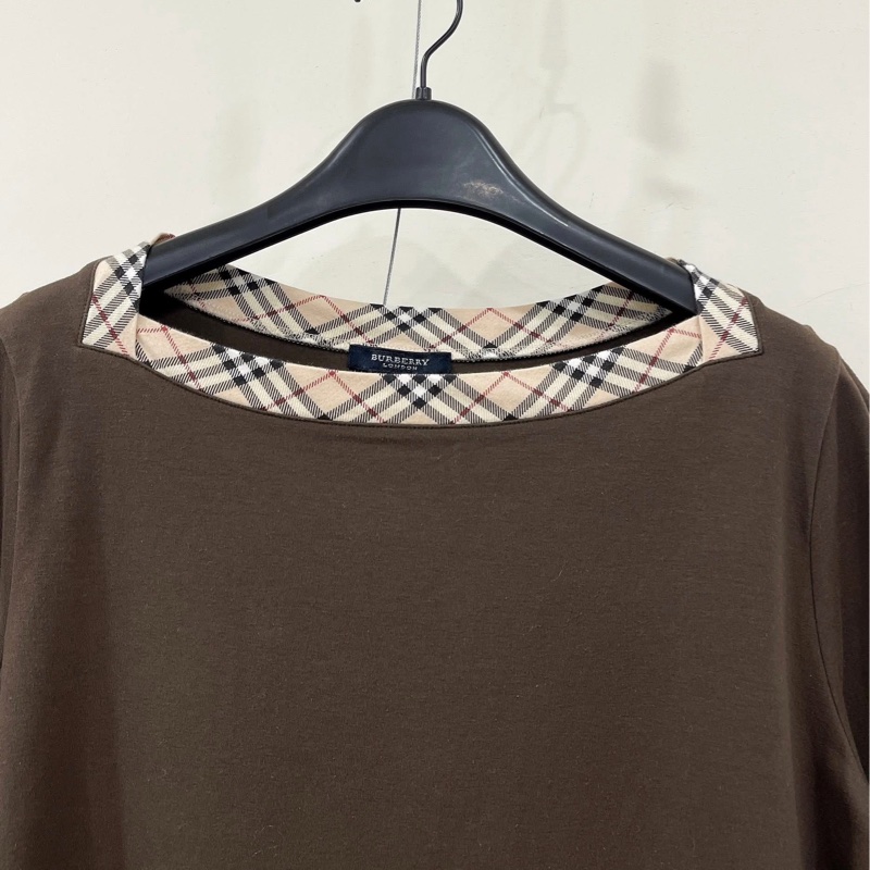 Burberry 倫敦 經典格紋滾邊戰馬上衣-4