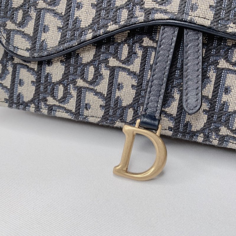 DIOR Saddle WOC老花鏈帶包-7