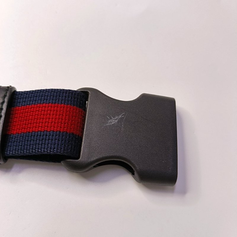 GUCCI Neo Vintage 黑色塗層帆布老花腰包腰包/胸包 銀色五金-7