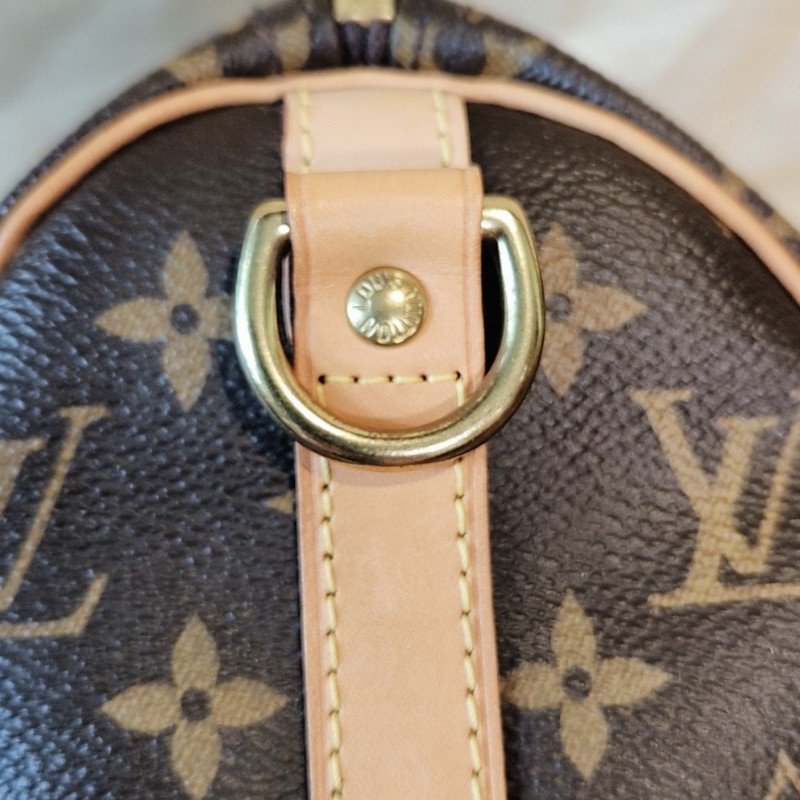 LV SPEEDY 老花手提肩背包25-6
