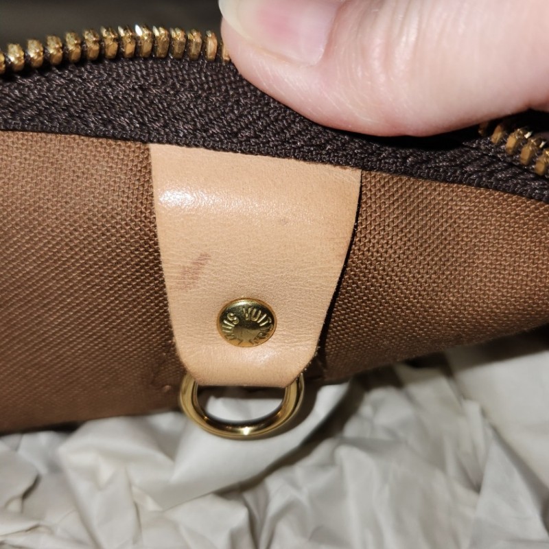 LV SPEEDY 老花手提肩背包25-9