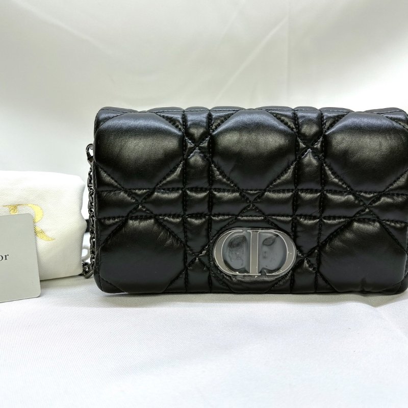 DIOR 全新CARO藤格紋迷你肩背包-0