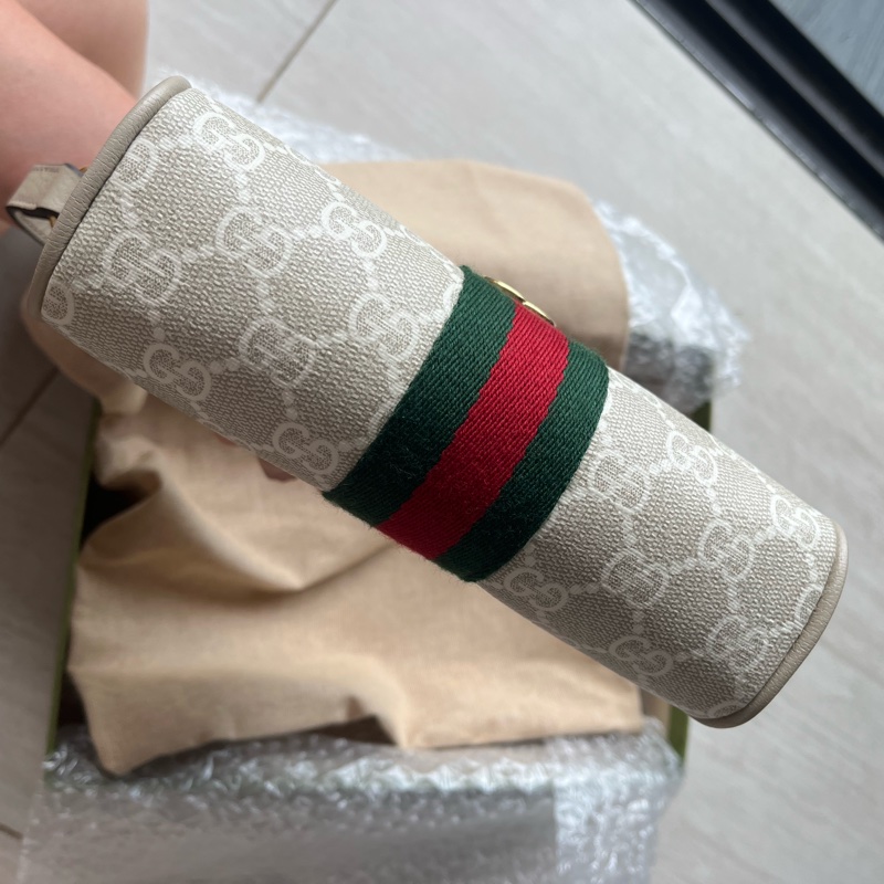 全新Gucci Ophidia GG Supreme Mini Beige 杏色-8