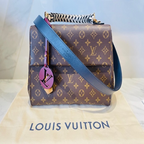 Louis Vuitton CLUNY MM BRAID .CREME 編織提把款M44669