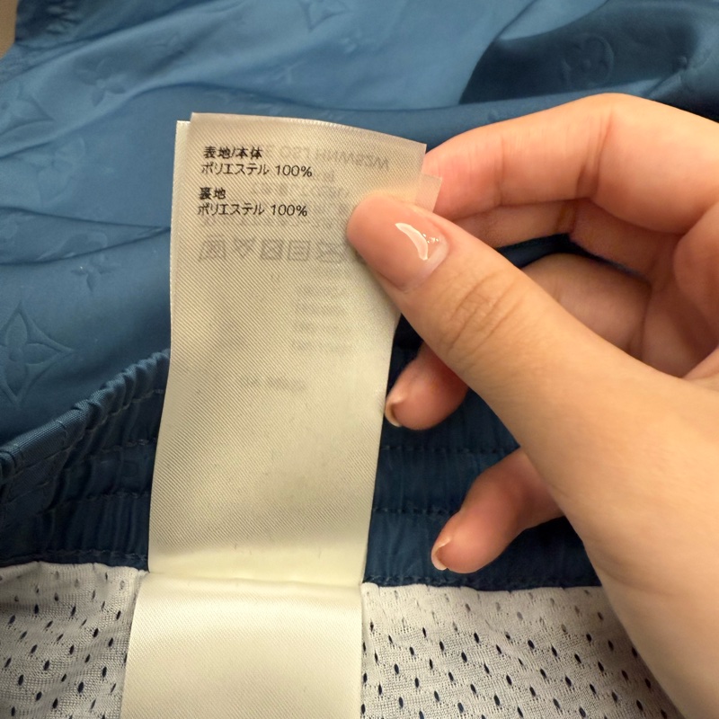 可議價✨全網最便宜LV全新男款藍色老花短褲-12