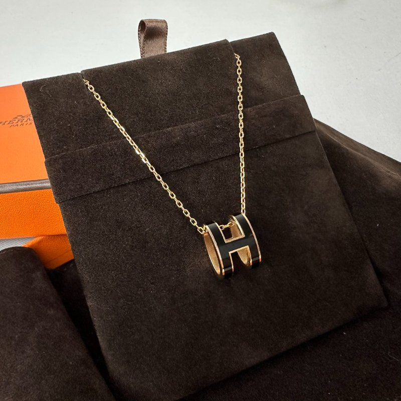 HERMES Pop H鏤空項鍊-1
