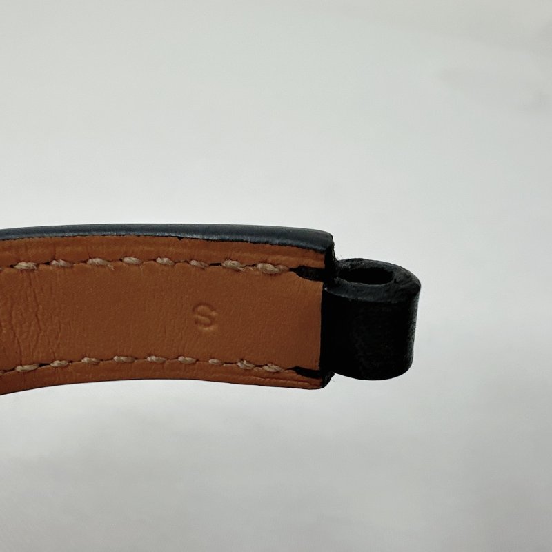 HERMES Rivale圈皮革手環-9