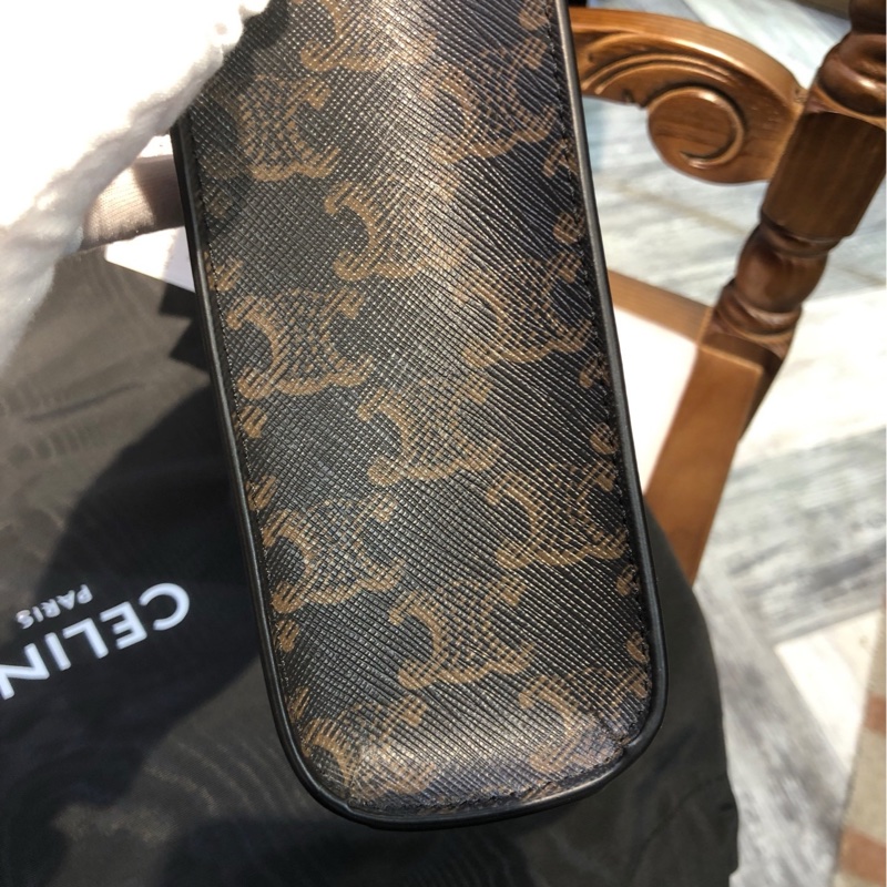 Celine 赛琳老花迷你托特 闲置品-7