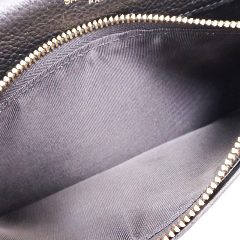 黑色 牛皮 長夾【SAINT LAURENT YSL 聖羅蘭】 635542-7