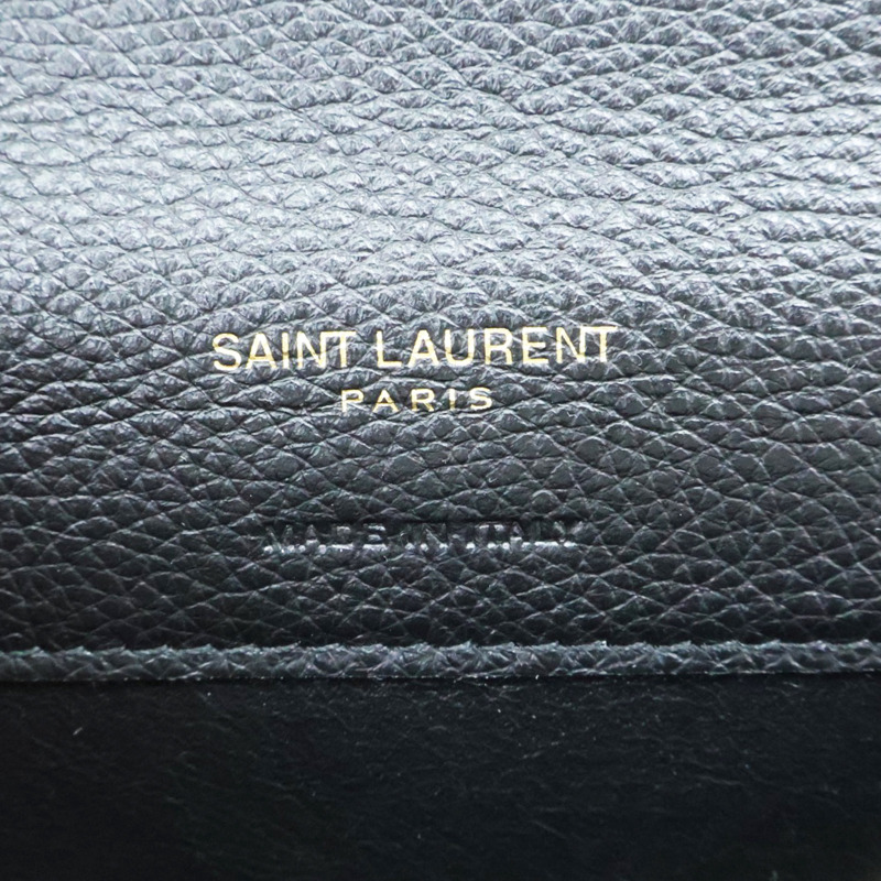 黑色 牛皮 長夾【SAINT LAURENT YSL 聖羅蘭】 635542-9