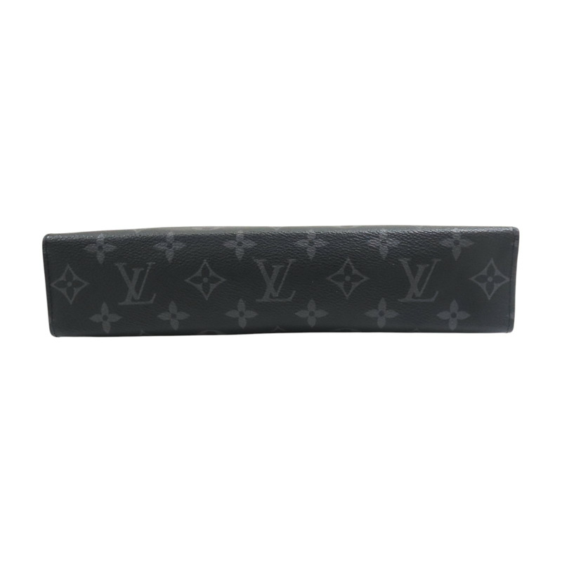 黑色 原花帆布 Pochette Voyage MM 手拿包 M61692【LOUIS VUITTON LV 路易威登】 M61692-3