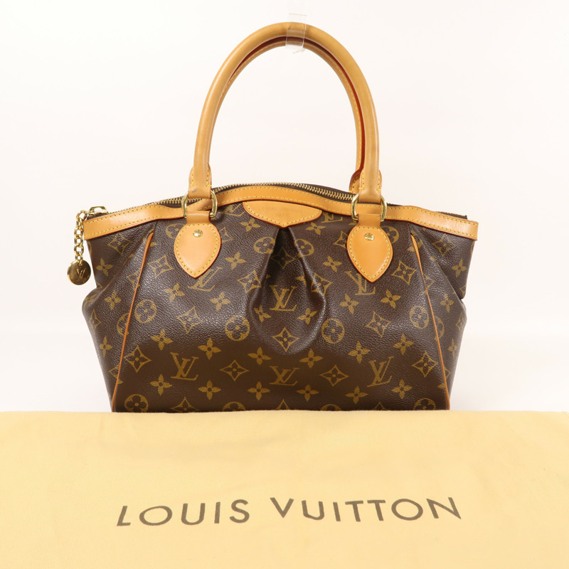 LOUIS VUITTON Monogram Tivoli PM金扣手挽袋-15