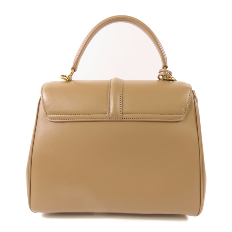 CELINE 牛皮皮革Celine 16金扣手挽肩背兩用袋-1