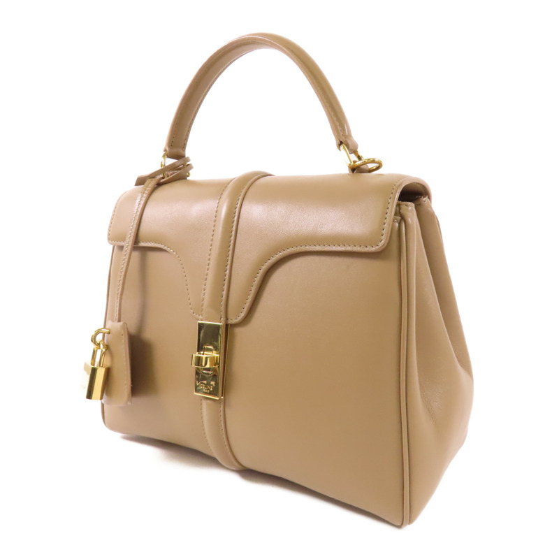 CELINE 牛皮皮革Celine 16金扣手挽肩背兩用袋-2