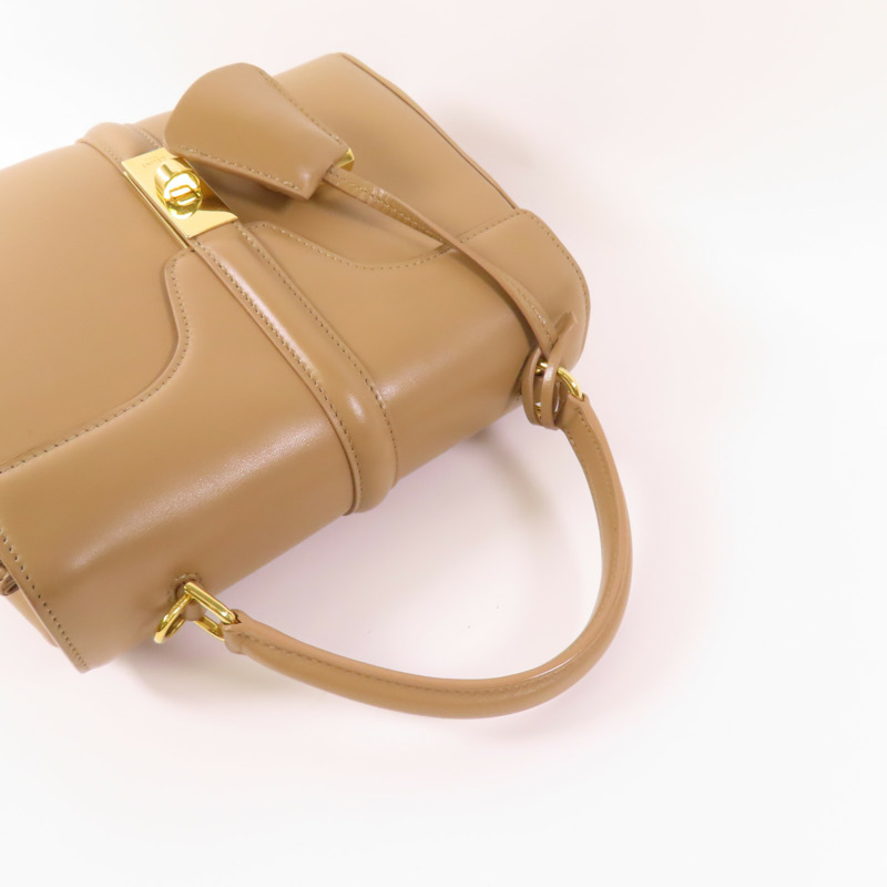 CELINE 牛皮皮革Celine 16金扣手挽肩背兩用袋-4