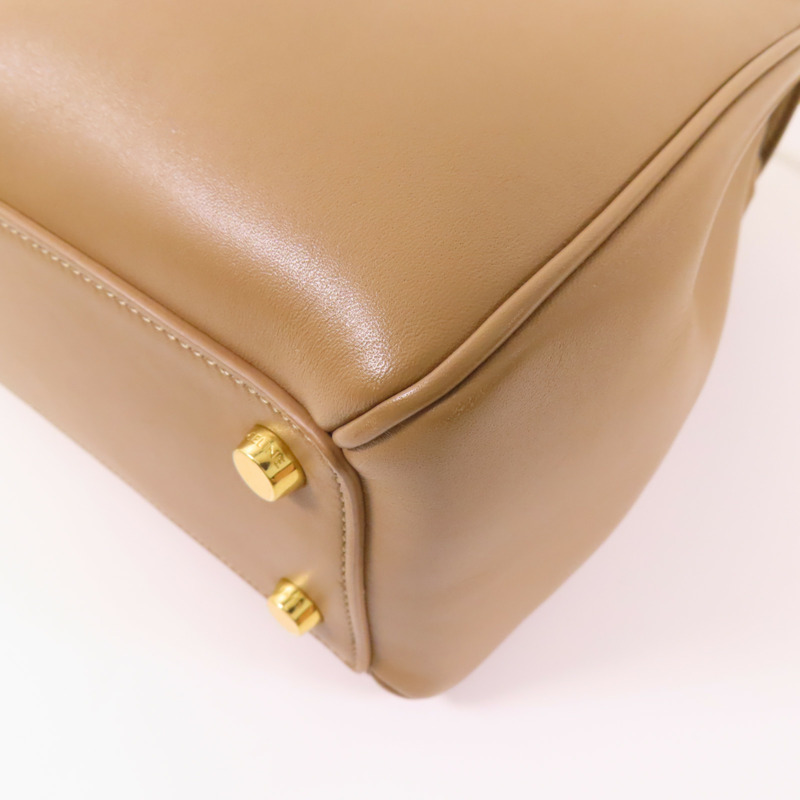 CELINE 牛皮皮革Celine 16金扣手挽肩背兩用袋-15