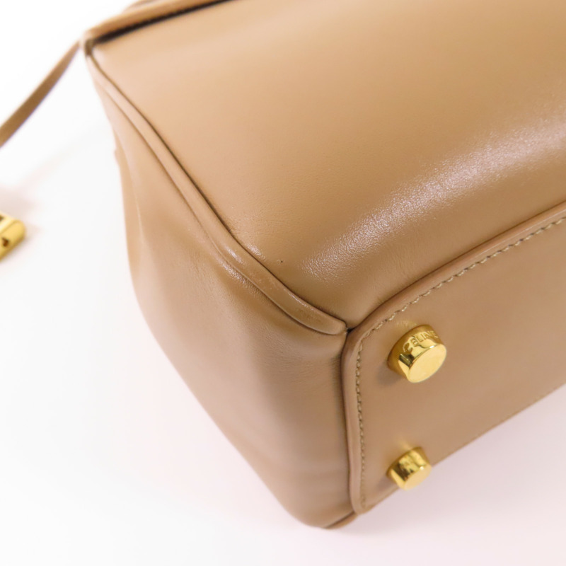 CELINE 牛皮皮革Celine 16金扣手挽肩背兩用袋-16
