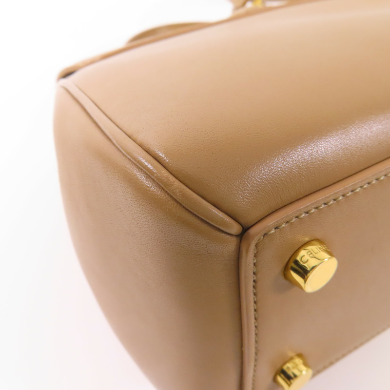 CELINE 牛皮皮革Celine 16金扣手挽肩背兩用袋-18