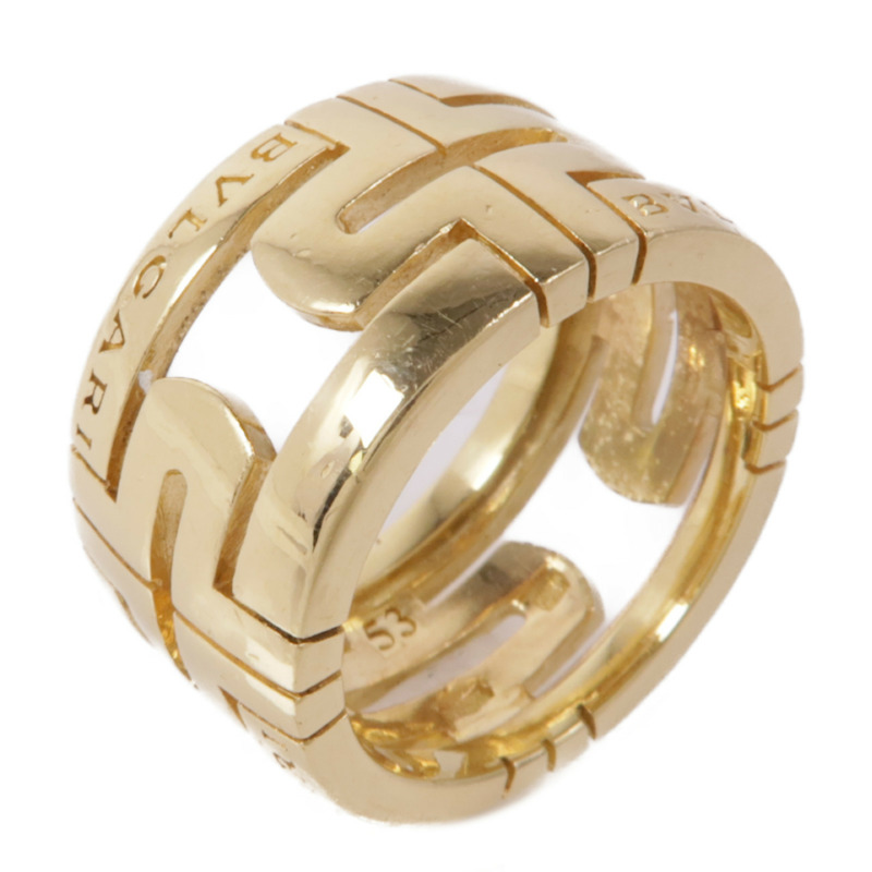 BVLGARI 18K黃金Parentesi Ring戒指Bvlgari#53/US#6.25-0