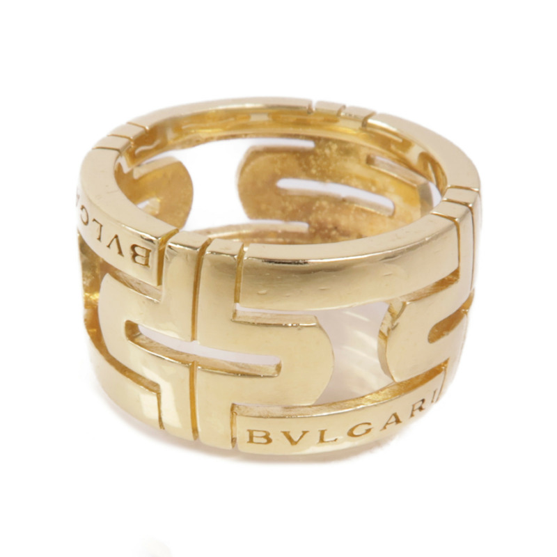 BVLGARI 18K黃金Parentesi Ring戒指Bvlgari#53/US#6.25-3