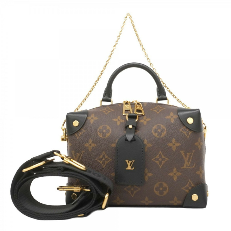 Louis Vuitton Monogram Petite 男款 Souple 手提包 M45571 棕色 2 用包 女士 P1350740-0