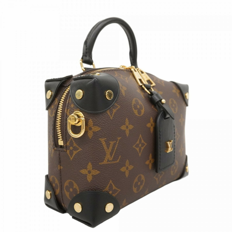 Louis Vuitton Monogram Petite 男款 Souple 手提包 M45571 棕色 2 用包 女士 P1350740-1