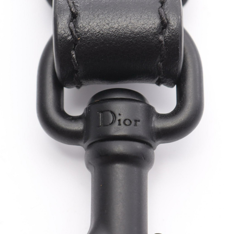 Dior 刺繡肩帶 S8552SBTNM941 帆布皮革黑白全新女款-3