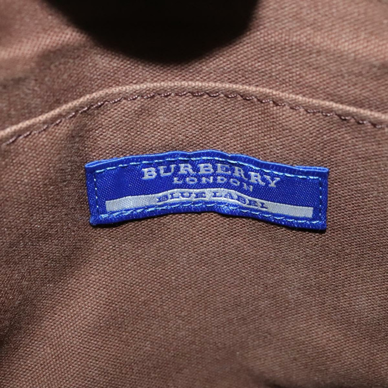 【日本直送】BURBERRY Nova 格紋藍標手提包帆布兩用包白色銀色正品 bs27158-14