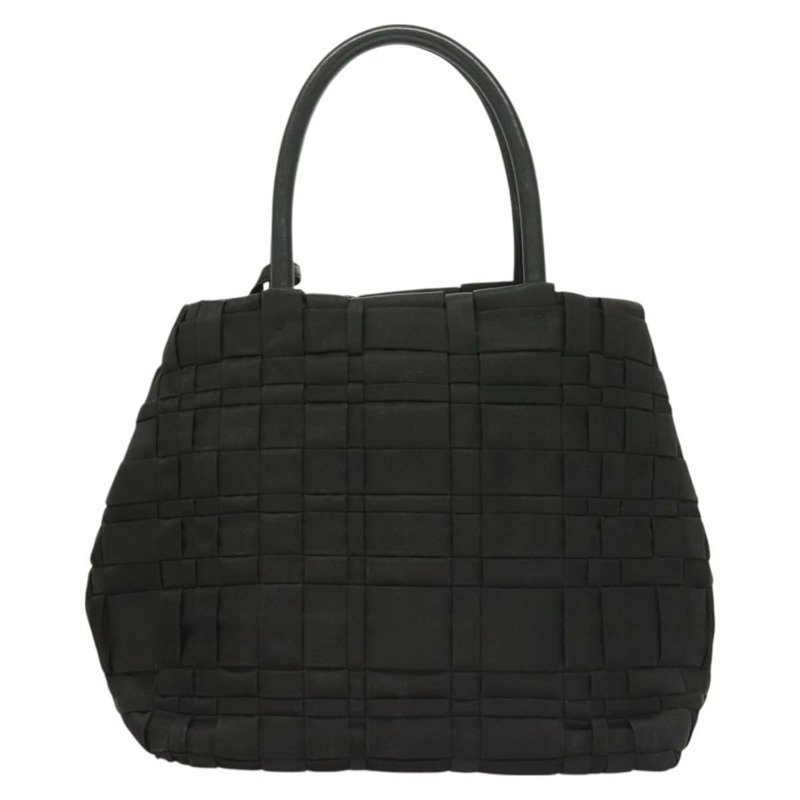 【日本直送】PRADA 手提包 尼龍 黑色 銀色 正品 130040V-2