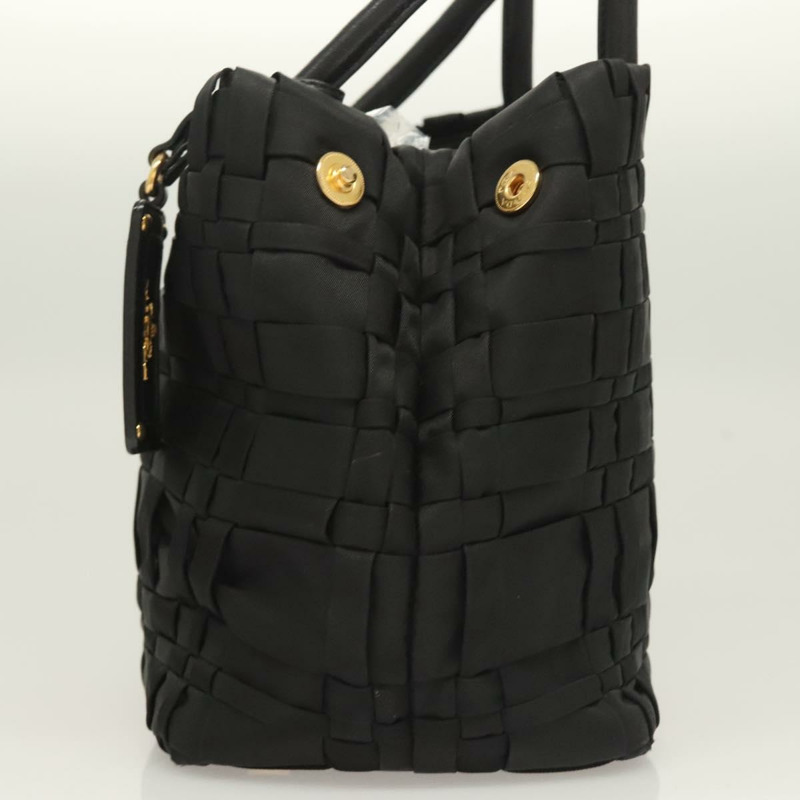 【日本直送】PRADA 手提包 尼龍 黑色 銀色 正品 130040V-3