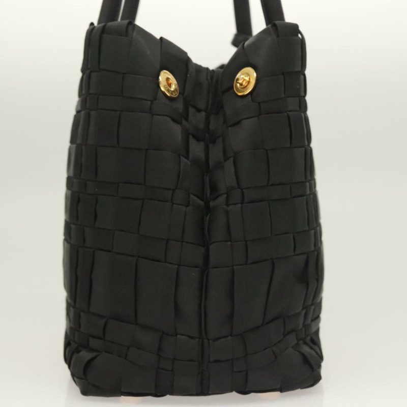【日本直送】PRADA 手提包 尼龍 黑色 銀色 正品 130040V-4