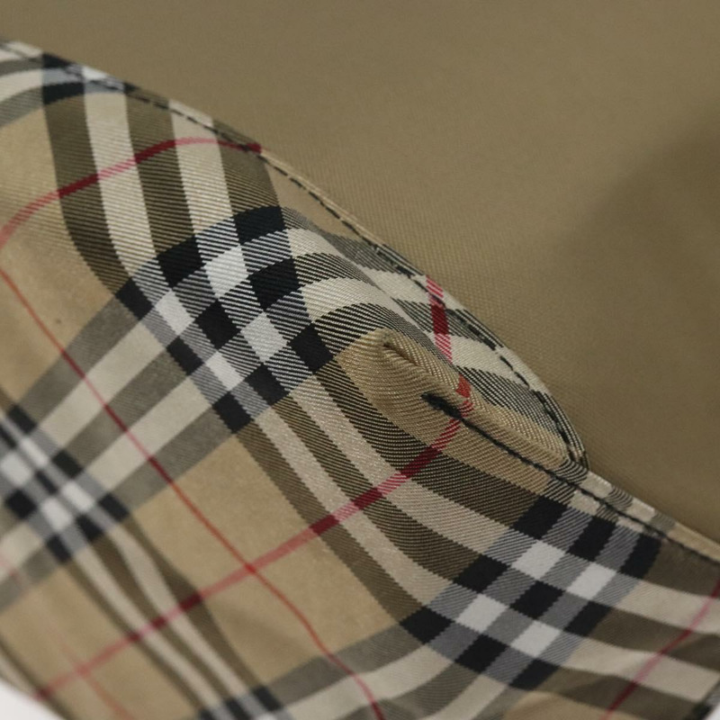【日本直送】BURBERRY Nova 格紋藍標手提包尼龍米色銀色正品 ti3241-9