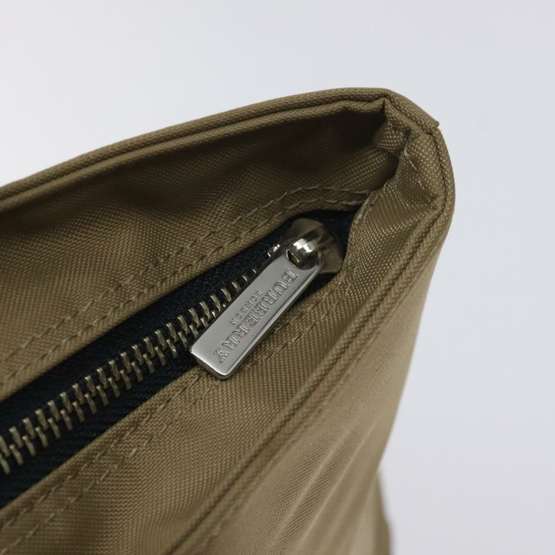 【日本直送】BURBERRY Nova 格紋藍標手提包尼龍米色銀色正品 ti3241-13