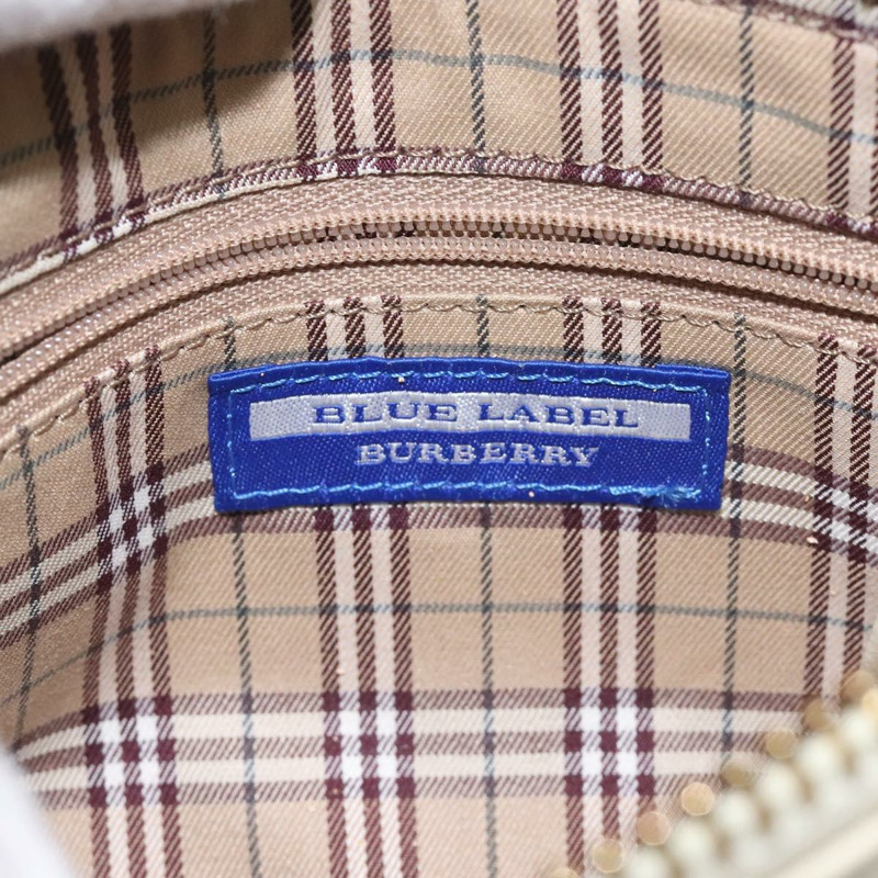 【日本直送】BURBERRY 藍標單肩包 皮革 米色 金色 正品 ti3254-15