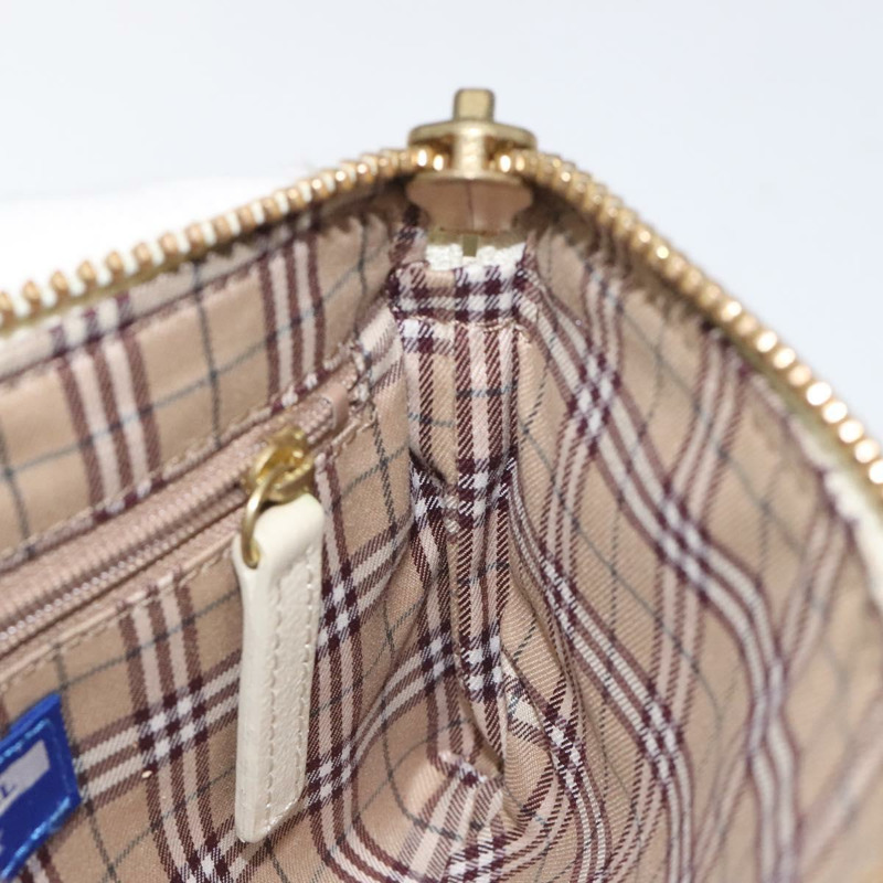 【日本直送】BURBERRY 藍標單肩包 皮革 米色 金色 正品 ti3254-17