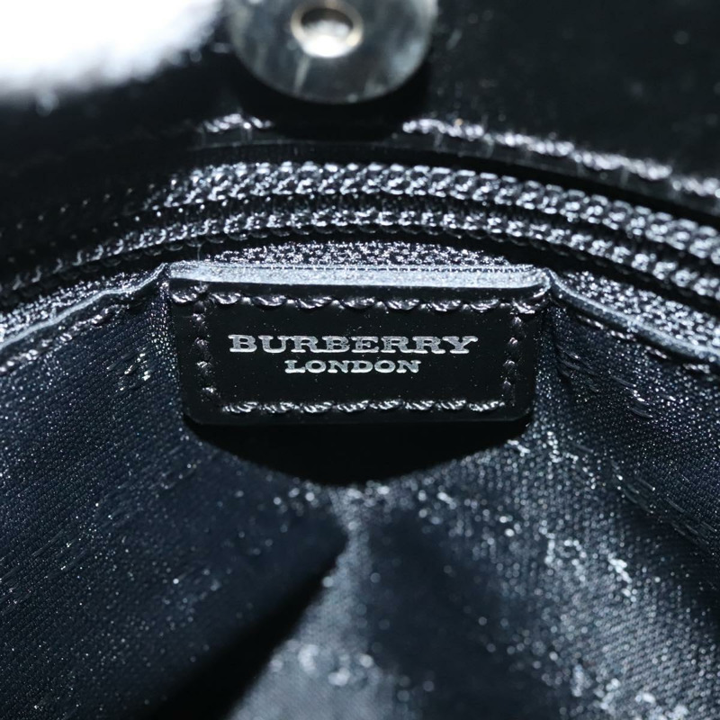 【日本直送】BURBERRY Nova 格紋手提包 PVC 米色 正品 130916-14