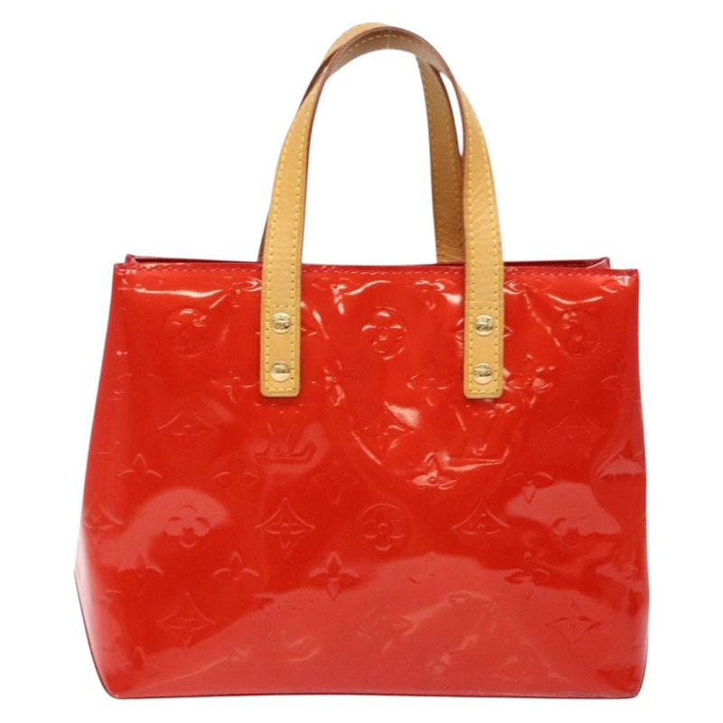 【日本直送】路易威登 Monogram Vernis Reade PM 手提包 紅色 M91088 LV 授權 141879-12