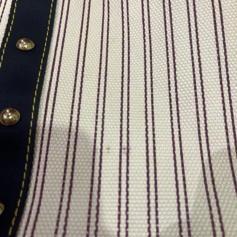 Louis Vuitton Antigua Cabas MM Tote Hand Bag Navy Stripe-19