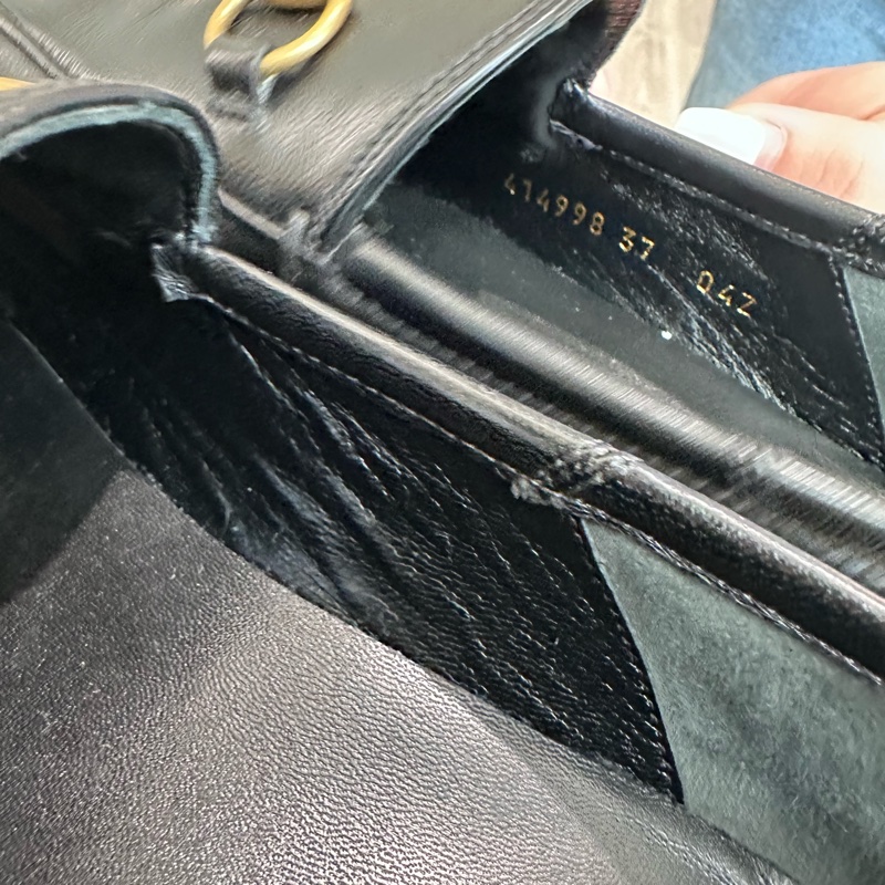 Gucci 黑色樂福鞋❤️🔥❤️🔥盒子/37/購證影本❤️🔥❤️🔥-9