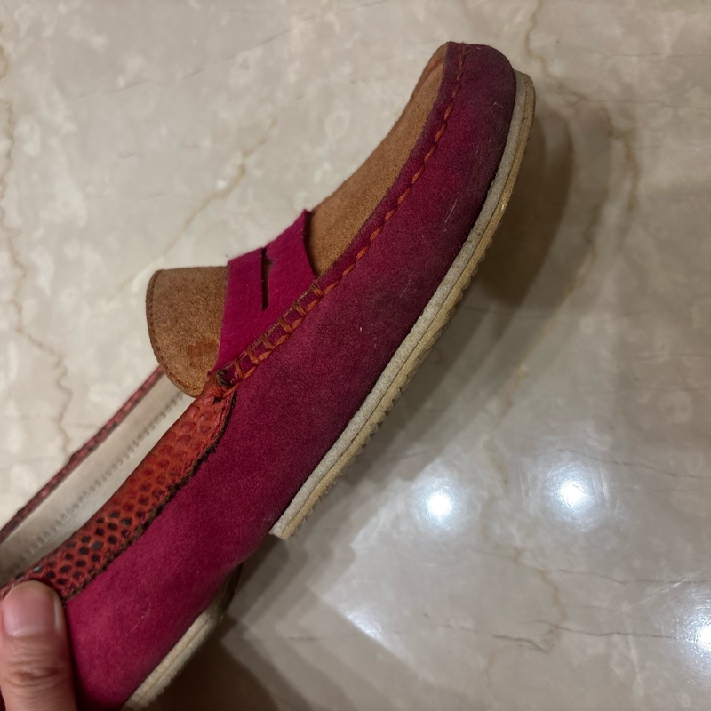 Tod’s 37.5 麂皮 馬毛 蟒蛇拼接荳荳鞋-5